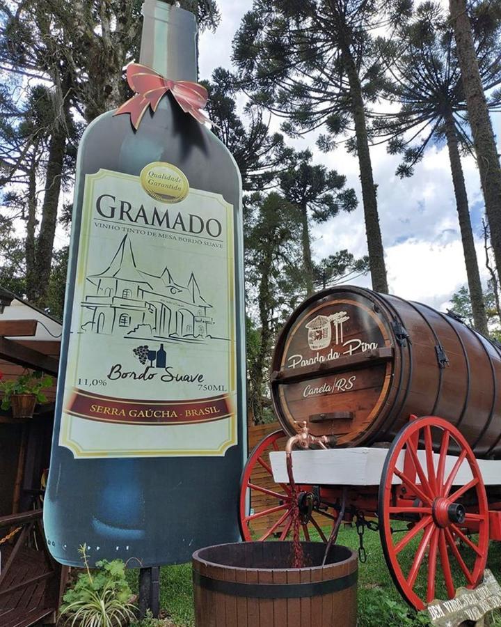 קנלה Chale Tematico Em Pipa De Vinho - Parada Da Pipa Chales מראה חיצוני תמונה